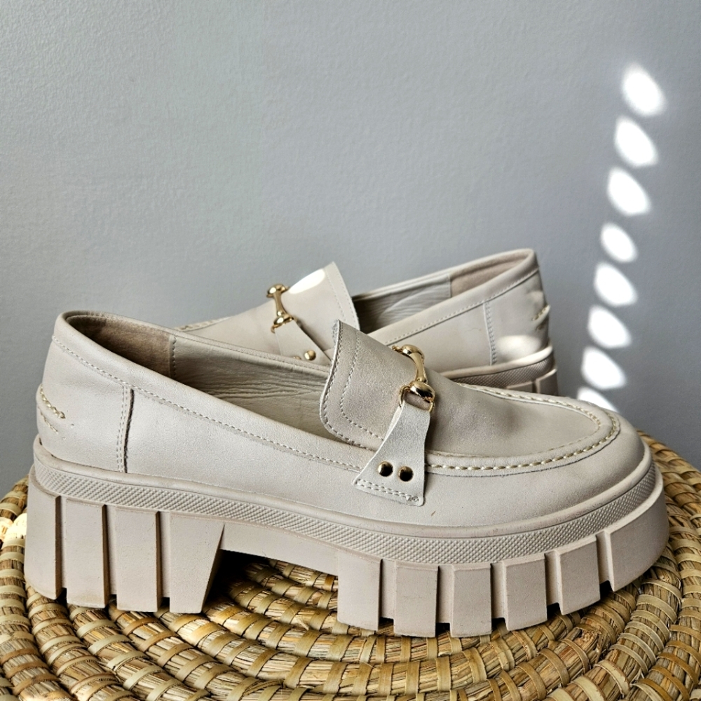 NY&Co. Lugg Sole Platform Loafers